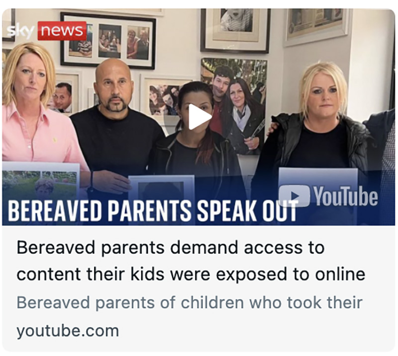 Skynews Parents speak out