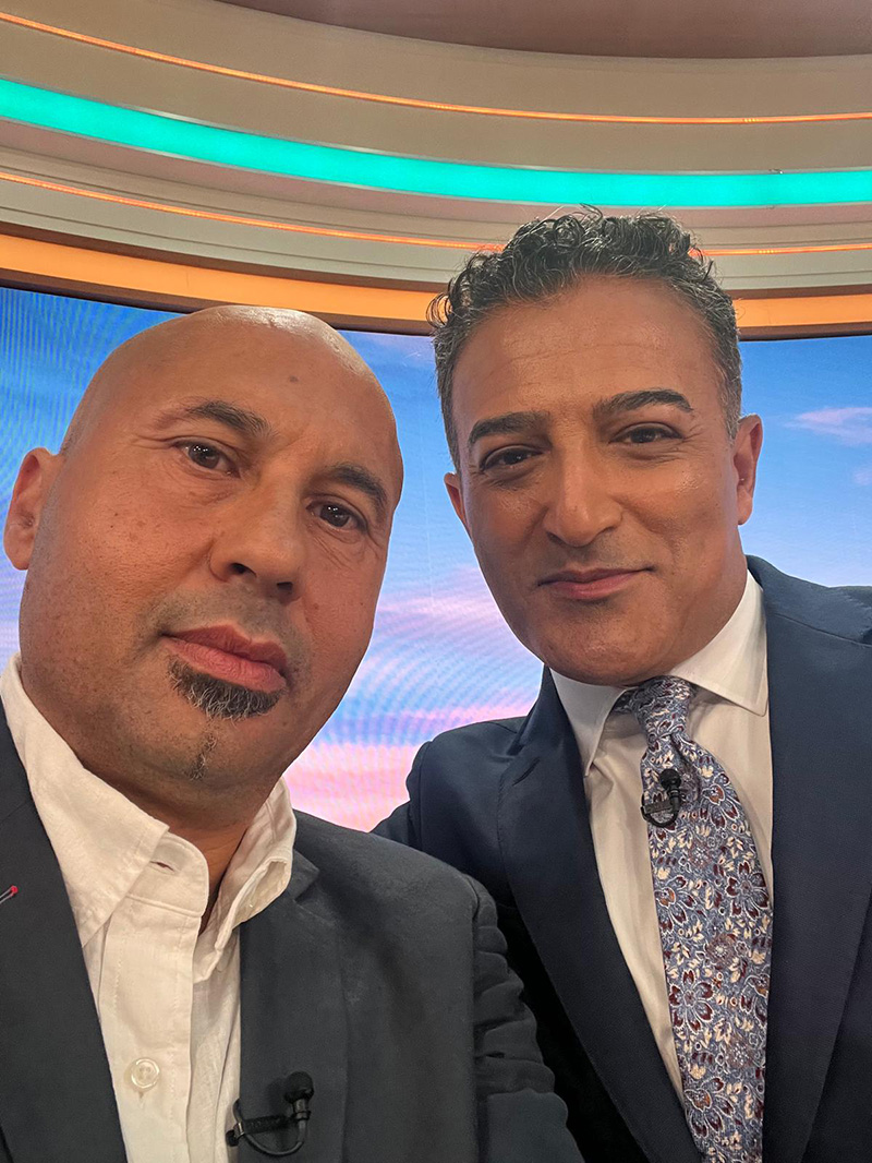 George with Adil Ray