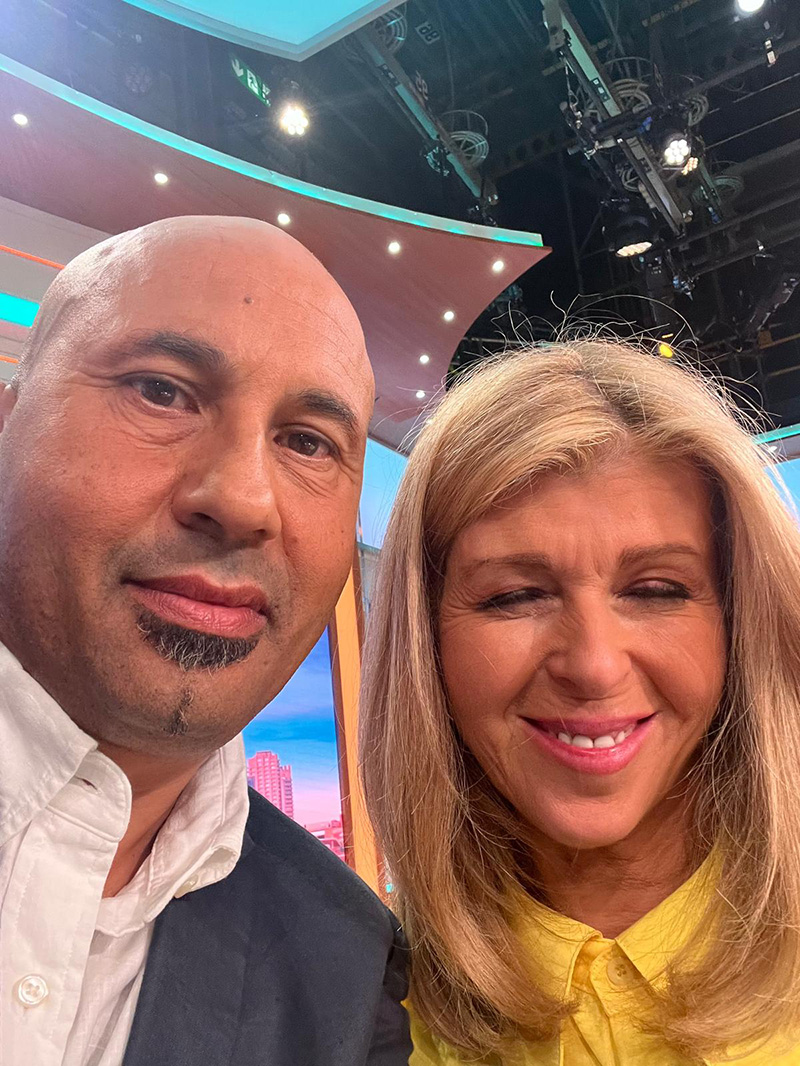George with Kate Garraway
